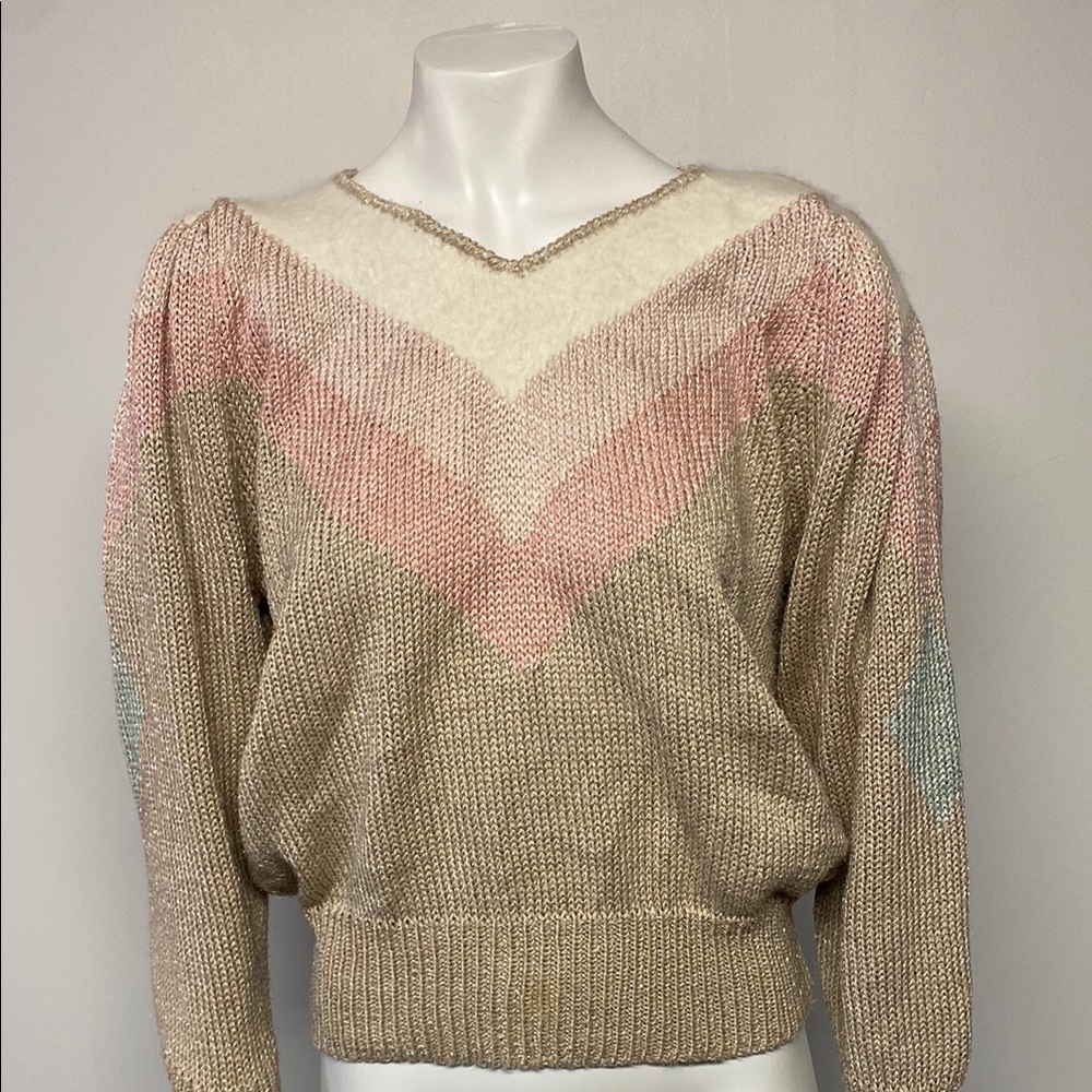 CEZANNE Vintage Women's Multicolor Sweater